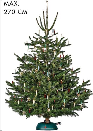 Підставка для різдвяної ялинки KRINNER PREMIUM 94145 L 37 см 3,7 л зелена