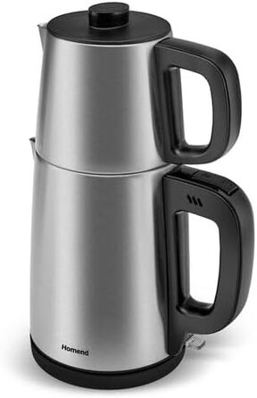 Чайник електричний KARACA HOMEND ROYALTEA 1728 EU, нержавіюча сталь, чорний