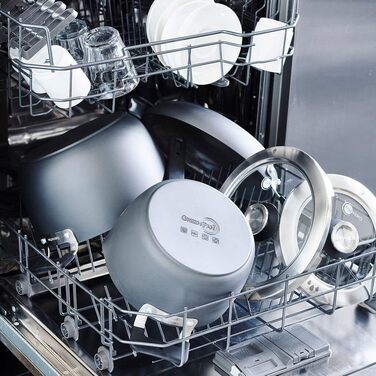 Набір сковорідок GreenPan Levels з антипригарним покриттям, 26см та 30см, без PFAS, сірий