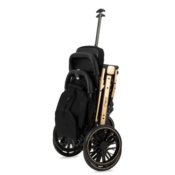 Дитячий прогулянковий візок MoMi Estelle Dakar, чорний, до 22 кг, з аксесуарами