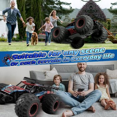 RC Truck Tecnock 1:20 Позашляховик на радіокеруванні з LED, 2 акумулятори, 10 км/год, 2.4 GHz, для хлопчиків та початківців