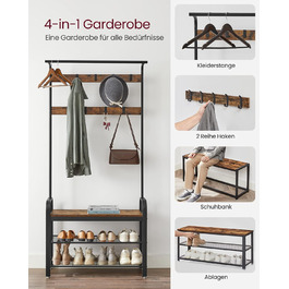 колір: рустикальне коричнево-чорне