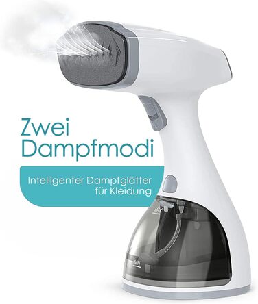 Відпарювач для одягу Homuserr 1500W з LCD-дисплеєм, портативний, вертикальний та горизонтальний, 300мл, швидкий нагрів 20 сек, 2 режими