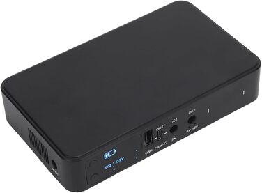 Mini UPS з акумулятором та захистом від перепадів напруги для роутера, модема, камери. DC резервне живлення 10400 mAh, 5V/9V/12V