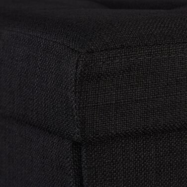 Relaxdays Складний табурет з місцем для зберігання, льон