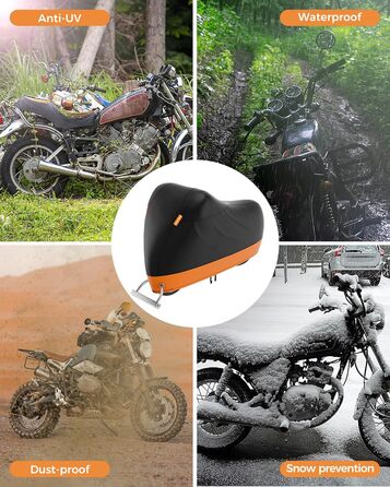 Чохол для мотоцикла Outdoor, водонепроникний чохол для мотоцикла Yomisee 210D для Harley, Honda, Suzuki