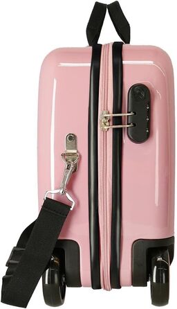 Дитяча валіза Disney Wish Come True, рожева, 50 x 38 x 20 см, жорстка, ABS, бічна комбінована застібка, 34 л, 1,8 кг, 2 колеса, ручна поклажа, рожева, Talla nica, дитяча валіза