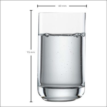 Набір з 6 штук), прямолінійний стакан для води або соку, склянки з тританового кришталю, які можна мити в посудомийній машині, виготовлені в Німеччині (пункт 175514)