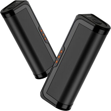 Jonwall Електричні грілки для рук, перезаряджувані, 2 шт. у наборі, USB, 3 режими нагріву, для кемпінгу, гольфу, подарунок, чорні