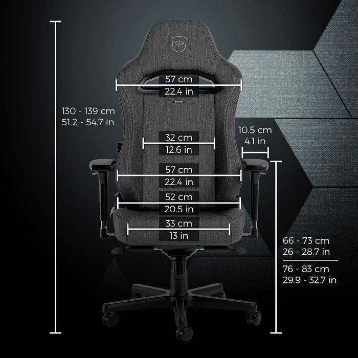 Ігрове крісло Hero ST TX Anthracite - Ергономічне, вантажопідйомність 150 кг, текстильна тканина