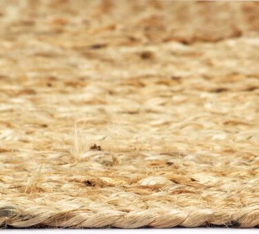 Килим ручної роботи з коротким ворсом для вітальні килим ручної роботи джутовий килим бігун спальня передпокій джут плетений природа 80x160cm (120 x 180 см)