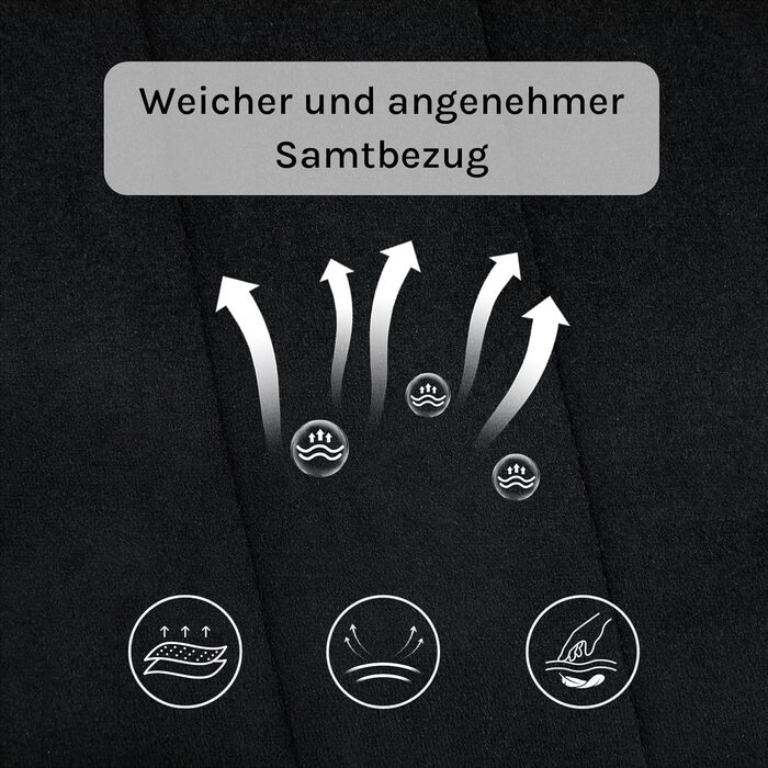Набір з 4-х стільців Lestarain для їдальні, вітальні, кухні. Ретро стільці з м'яким сидінням (велюр, чорний), металеві ніжки, до 150 кг.