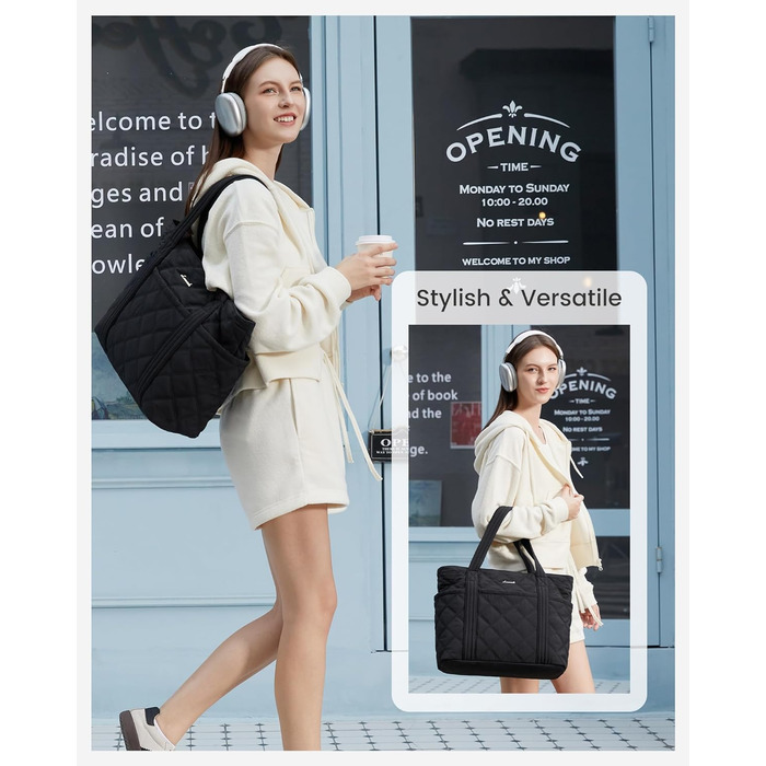 LOVEVOOK Сумка-шоппер для жінок, містка сумка-тоут, 15.6