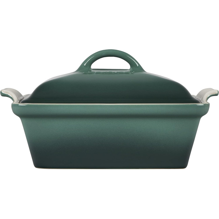 Каструля Le Creuset Heritage з кришкою, квадратна, 22.9 см, біла (Артишок)