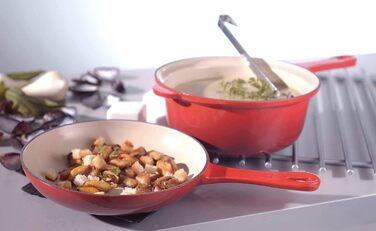 Le Creuset Marmitout: каструля-термос з чавуну, 2.3 л, Ø 22 см, вишневий (25044220902460)