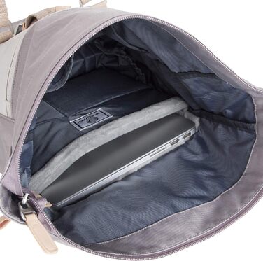 Сучасний і стильний рюкзак Canary Wharf з класичним складеним дизайном на колесах ідеально підходить для 15-дюймових ноутбуків Grey & Cream L