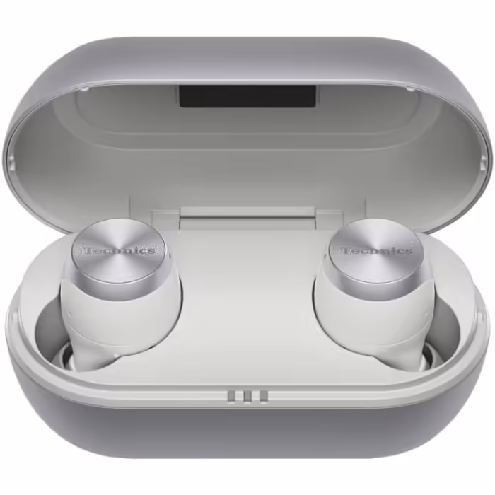 Навушники Technics EAH-AZ70WE-S бездротові, внутрішньоканальні, преміум-клас, шумозаглушення, голосове керування, сріблясті