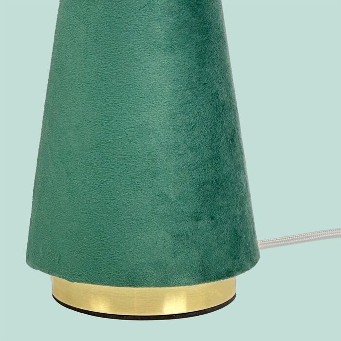 Лампа настільна Relaxdays з абажуром з оксамиту