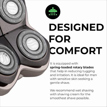 Змінні леза Skull Shaver Forte Pro (4 шт.) для голильників Pitbull, Palm та Butterfly Kiss — набір для гоління голови, обличчя та тіла