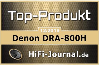 Стереоприймач Denon DRA-800H, Alexa, 5 HDMI, Фоно, Bluetooth, WLAN, DAB, AirPlay 2, HEOS, Срібло