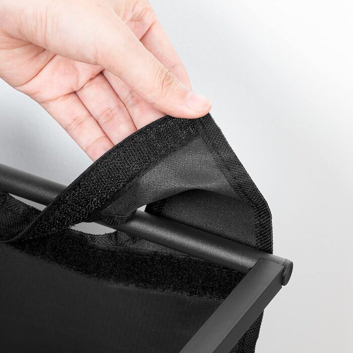 Кошик для білизни HOOBRO з 3 відділеннями, 119 л, з ручками та колесами, білий