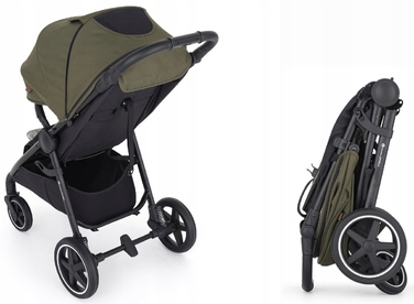 Дитячий прогулянковий візок Petite&Mars Royal 3 BLACK Mature Olive