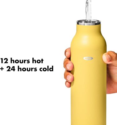 Термофляга OXO Strive, 473 мл, Citrin - ізольована, звичайний кришкою