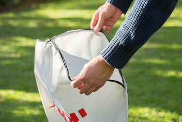 IKRA 74204030 Електричний 3-в-1: пилосос для листя, повітродувка, подрібнювач листя IBV 2800 E, об'єм контейнера 45л, швидкість повітря 275 км/год, 2800 Вт, 230 В, сірий/червоний/чорний