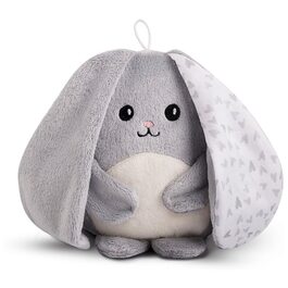 myHummy Häschen Basic Grey: Нічник-шумогенератор для дітей | Білий шум, ніжне вимкнення через 1 годину