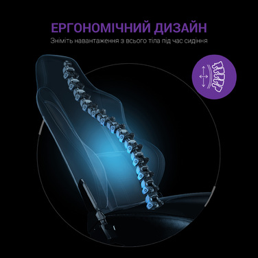 Крісло ігрове Anda Seat Luna Dark Grey fabric Size L