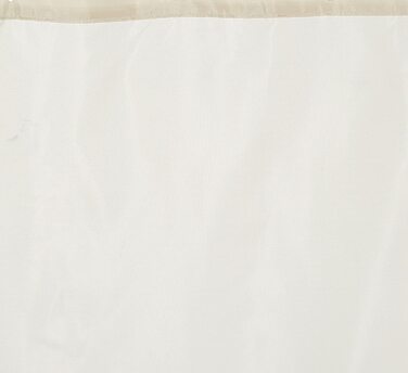 Маленька фіранка для душу з хмарами Kito, поліестер, 120 см x 200 см (натуральна, 240 х 180 см)