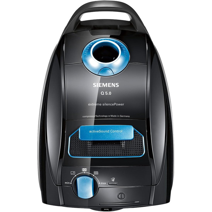 Пилсос Siemens Staubsauger Q5.0 extreme silencePower VSQ5X1230: для алергіків, з високою потужністю та гігієнічним фільтром