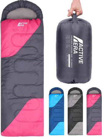 Спальний мішок Active Era Premium мумія, 250 GSM, для зими та літа, 0°C-15°C, водовідштовхувальний, ультралегкий, компактний, для кемпінгу та фестивалів