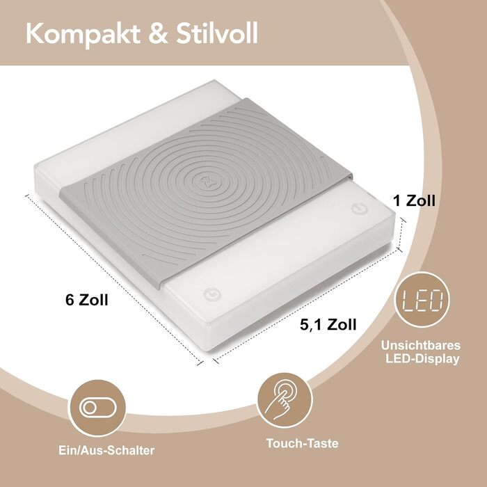 Ваги для кави TIMEMORE з таймером, контролем протікання, точність 0.1г, автоматичний таймер, ємність 2000г, чорний колір