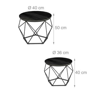 Набір журнальних столиків Relaxdays