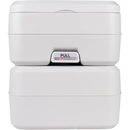 Інноваційна портативна інжекторна туалет Seaflo LIGHTEU 4.75 Gallonen для кемпінгу, дому, трейлера