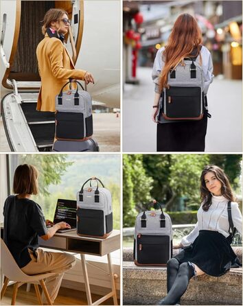 Жіночий рюкзак LOVEVOOK: водонепроникний, для ноутбука 15.6