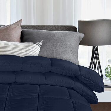 Комплект постільної білизни Utopia Bedding: ковдра 200x200 см, поліестер 350 GSM (білий)