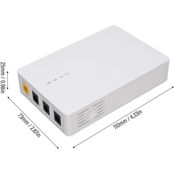 UPS FTVOGUE Mini - Джерело безперебійного живлення для роутера/модему з акумулятором 6000mAh, 2 роз'єми DC, захист від короткого замикання, для смартфонів/планшетів