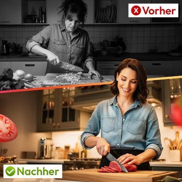 Японський ніж кухарський Damast 20см, 67 шарів Damast сталі, ергономічна ручка G-10, подарункова упаковка