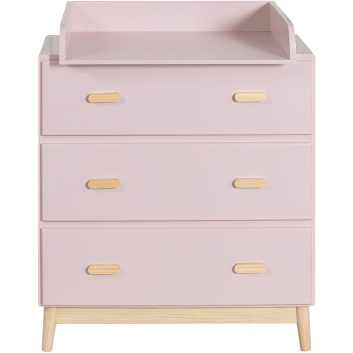 Комод з пеленальним столиком Rebecca Mobili, Aqua Grün Braun, 100 x 80 x 42 см, Kiefern MDF, артикул RE6985