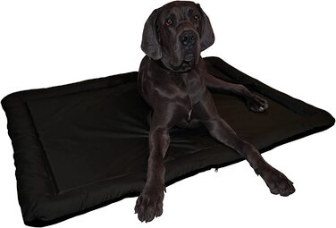 Лежак для собак Hossi водонепроникний в приміщенні та на вулиці, чорний, XXL 114x80 см