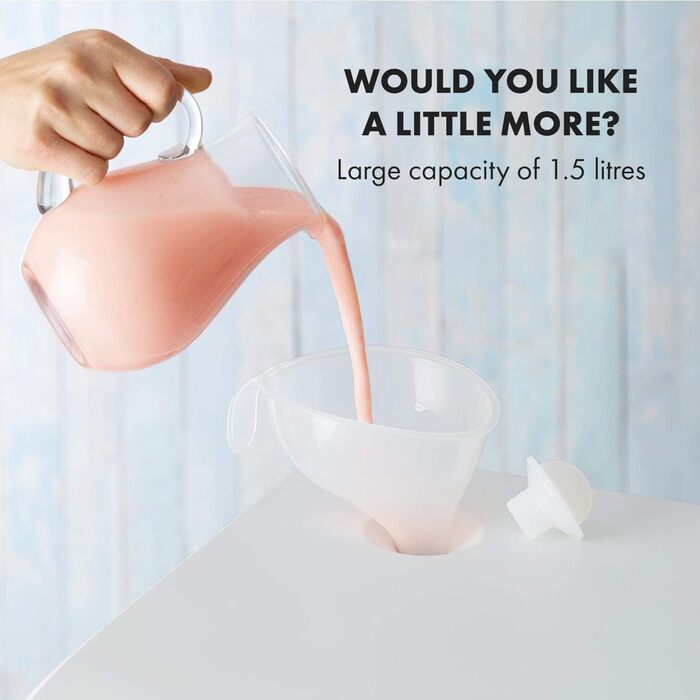 Машина для приготування морозива Klarstein Sweet Sundae, 1.5 л, компресор, 200 Вт, система видачі, авто-охолодження 3 год, авто-очищення, нержавіюча сталь, білий