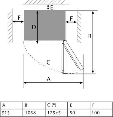 Холодильник Cecotec Bolero CoolMarket TT 107 L Black: міні-холодильник, клас E, регулювання температури, контейнер Crisper, морозильна камера, тиха робота
