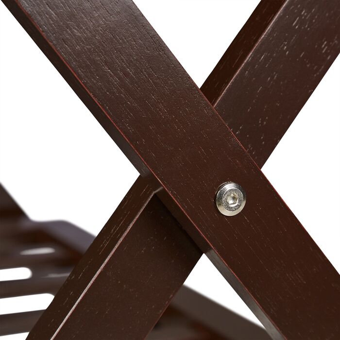 Підставка для валіз Relaxdays, складна з двома полицями