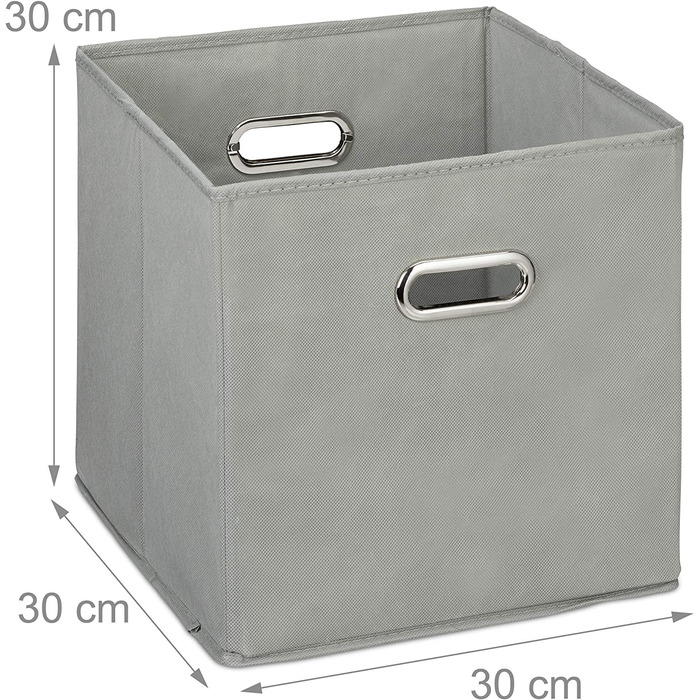 Сіра коробка для зберігання набір з 2 шт., 10025656111