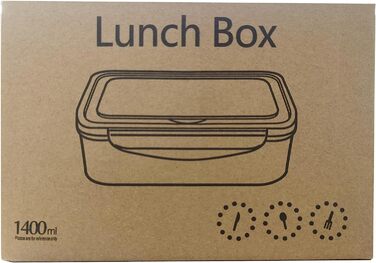Ланч-бокс РАНДЖИМА з відділеннями, коробка для бенто для дітей і дорослих зі столовими приборами, герметична коробка для сніданку для дітей з відділенням, Коробка для сніданку для дитячого садка, коробка для салату, коробка для вечері пікнік подорожі сині