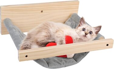 Настінний гамак для кішок Zvonema-гамак для кішок, відмінна розвага для кішок, спати, грати, лазити, лазити по стінах для кішок, відпочивати, вміщує до 15 кг