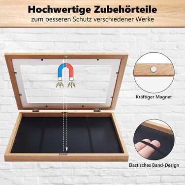 Рамки для дитячих малюнків A4 Kromapolis (2 шт.) з екологічного MDF, дерев'яного кольору