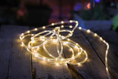 Світлодіодна трубка CozyHome 200 LED - 8 режимів і таймер - 12 м з Plug I Outdoor & Indoor Christmas Decoration